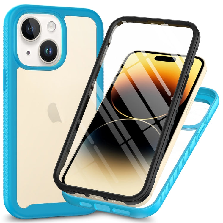 Starry Sky Solid Color Series PC + TPU Phone Case with PET Film, For iPhone 15 Pro Max, For iPhone 15 Pro, For iPhone 15 Plus, For iPhone 15