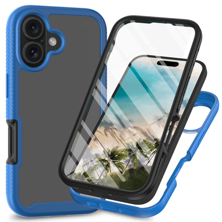 Starry Sky Solid Color Series PC + TPU Phone Case with PET Film, For iPhone 16 Pro Max, For iPhone 16 Pro, For iPhone 16 Plus, For iPhone 16