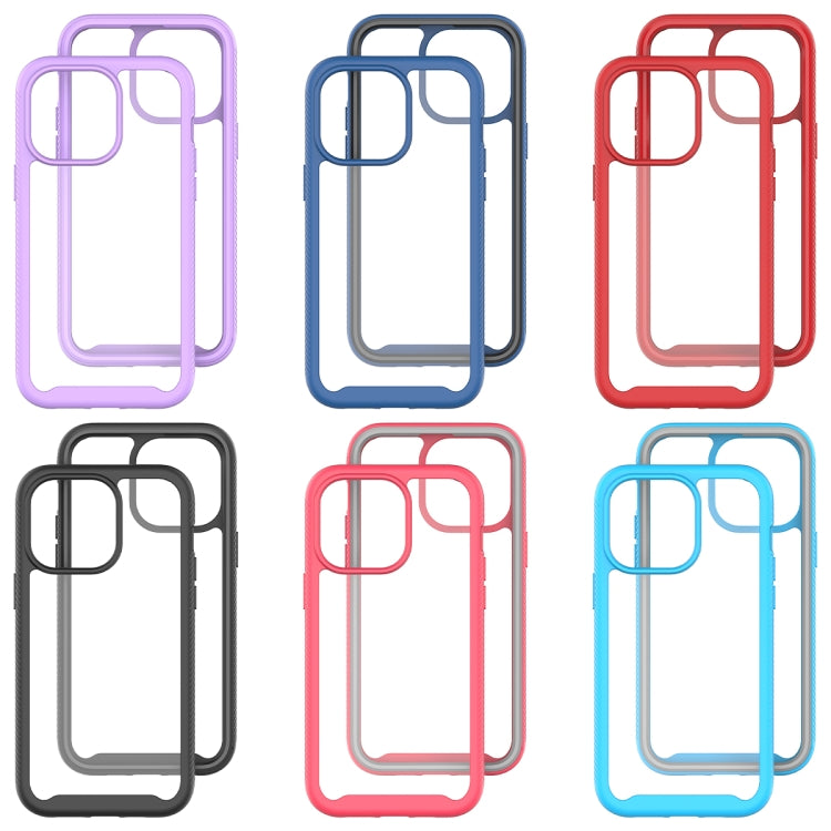 Starry Sky Solid Color Shockproof TPU Clear PC Phone Case, For iPhone 15 Pro Max, For iPhone 15 Pro, For iPhone 15 Plus, For iPhone 15