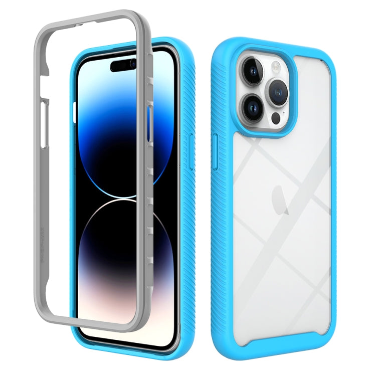 Starry Sky Solid Color Shockproof TPU Clear PC Phone Case, For iPhone 15 Pro Max, For iPhone 15 Pro, For iPhone 15 Plus, For iPhone 15