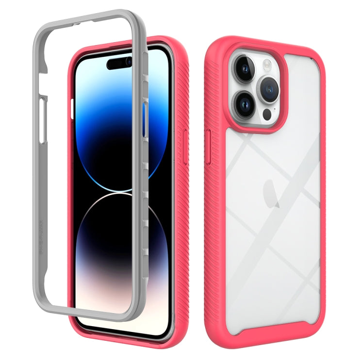Starry Sky Solid Color Shockproof TPU Clear PC Phone Case, For iPhone 15 Pro Max, For iPhone 15 Pro, For iPhone 15 Plus, For iPhone 15