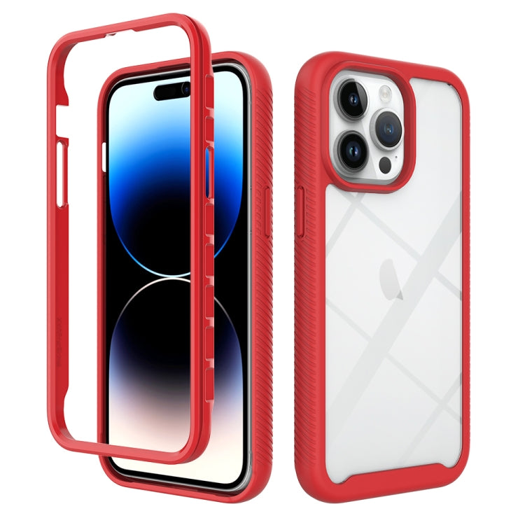 Starry Sky Solid Color Shockproof TPU Clear PC Phone Case, For iPhone 15 Pro Max, For iPhone 15 Pro, For iPhone 15 Plus, For iPhone 15