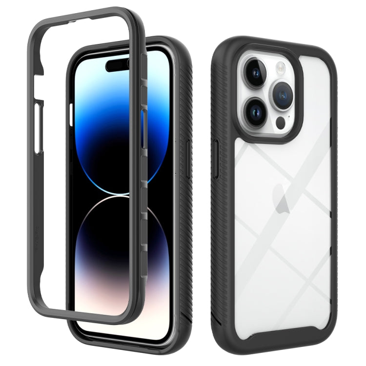 Starry Sky Solid Color Shockproof TPU Clear PC Phone Case, For iPhone 15 Pro Max, For iPhone 15 Pro, For iPhone 15 Plus, For iPhone 15