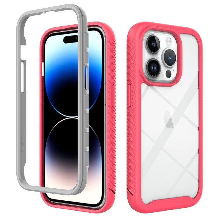 Starry Sky Solid Color Shockproof TPU Clear PC Phone Case, For iPhone 15 Pro Max, For iPhone 15 Pro, For iPhone 15 Plus, For iPhone 15