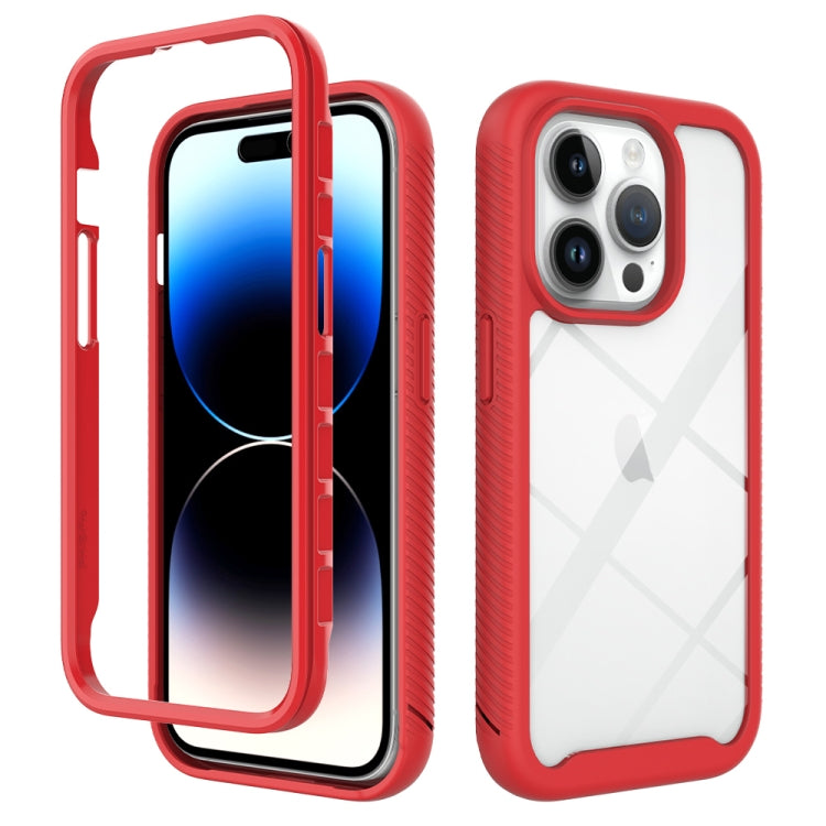 Starry Sky Solid Color Shockproof TPU Clear PC Phone Case, For iPhone 15 Pro Max, For iPhone 15 Pro, For iPhone 15 Plus, For iPhone 15