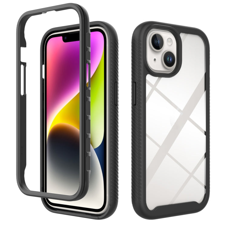 Starry Sky Solid Color Shockproof TPU Clear PC Phone Case, For iPhone 15 Pro Max, For iPhone 15 Pro, For iPhone 15 Plus, For iPhone 15