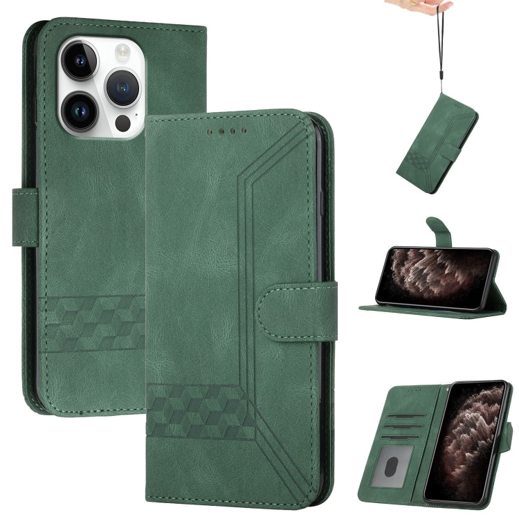 Cubic Skin Feel Flip Leather Phone Case, iPhone 16e, For iPhone 16 Pro Max, For iPhone 16 Pro, For iPhone 16 Plus