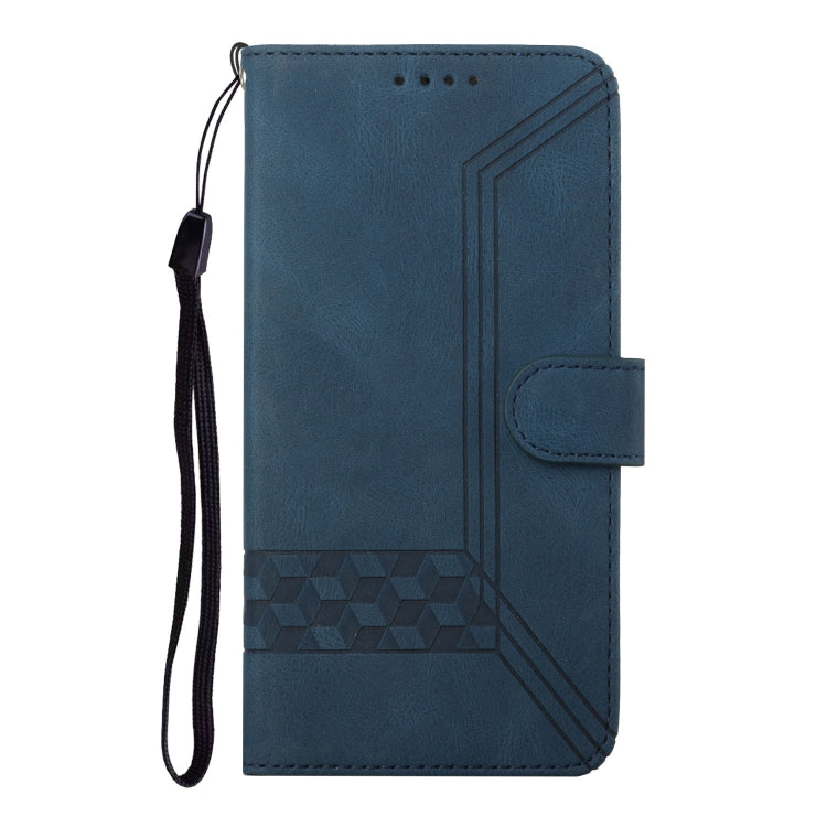 Cubic Skin Feel Flip Leather Phone Case, For iPhone 16, For iPhone 15 Pro Max, For iPhone 15 Pro, For iPhone 15 Plus