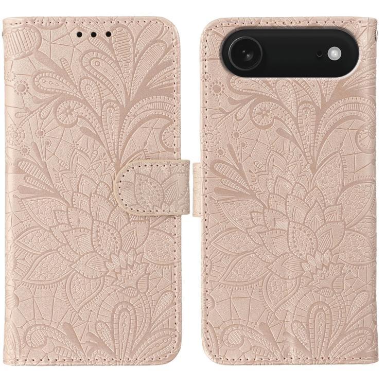 Lace Flower Embossing Flip Leather Phone Case, For iPhone 17 Pro Max, For iPhone 17 Pro, For iPhone 17, For iPhone 17 Air