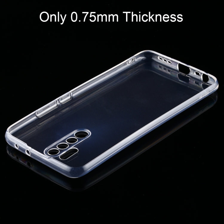0.75mm Ultra-thin Transparent TPU Soft Protective Case, For Xiaomi Redmi 9, For Honor Play4