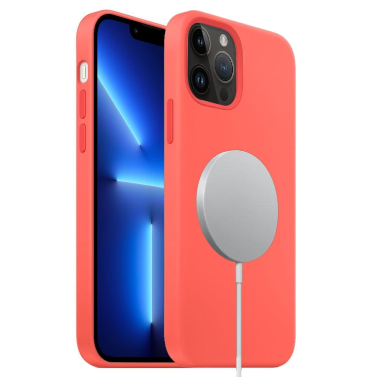 Liquid Silicone Full Coverage MagSafe Phone Case, For iPhone 13 Pro
