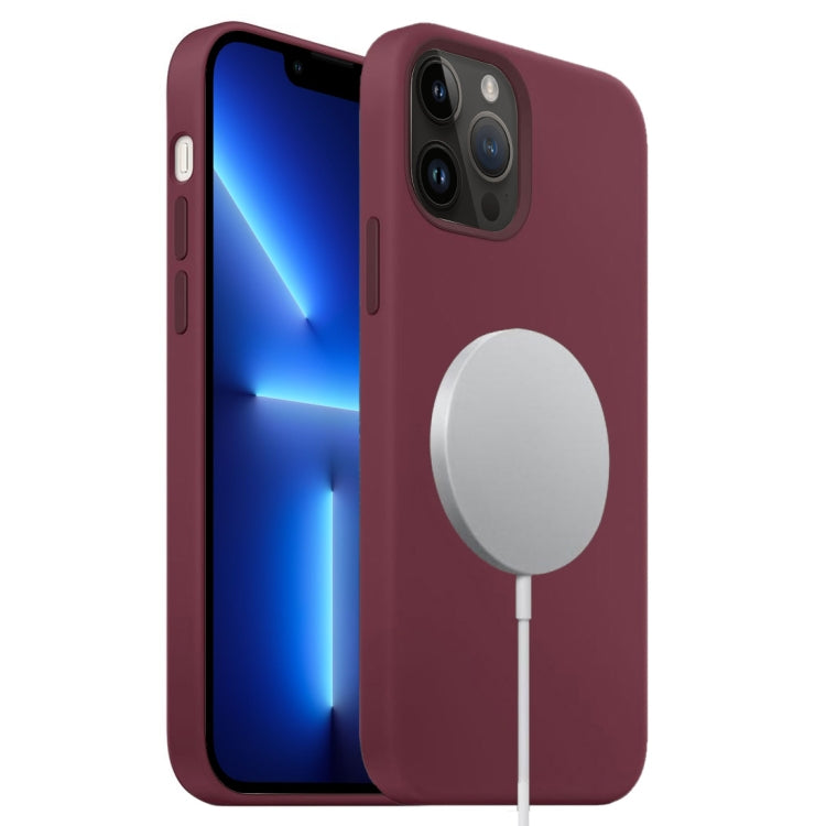 Liquid Silicone Full Coverage MagSafe Phone Case, For iPhone 13 Pro