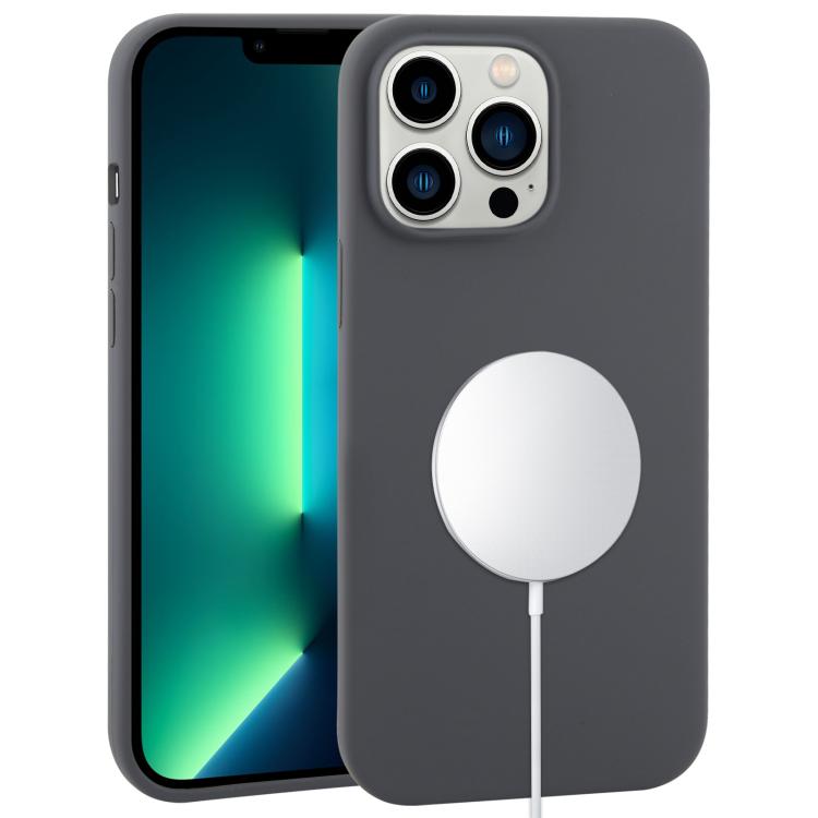 Liquid Silicone Full Coverage MagSafe Phone Case, For iPhone 13 Pro