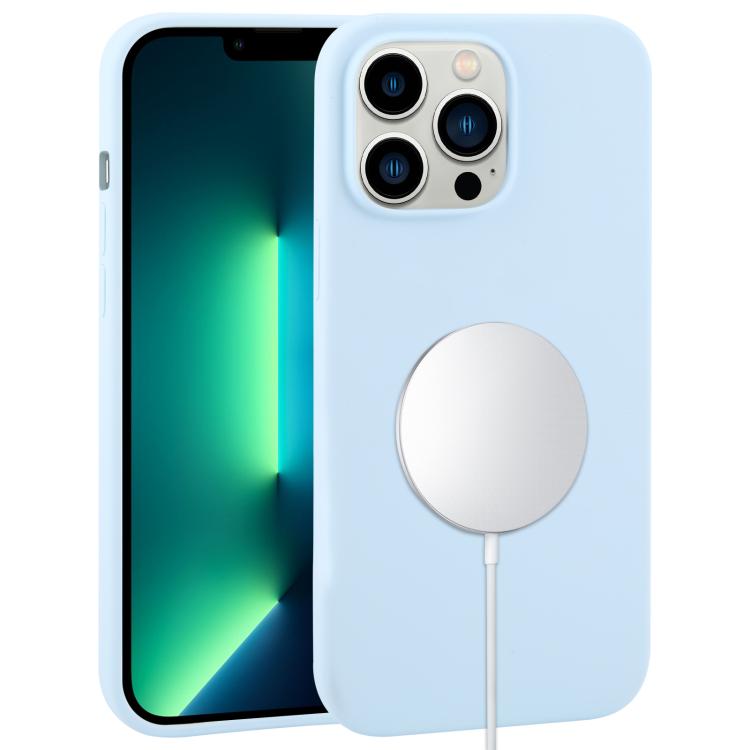 Liquid Silicone Full Coverage MagSafe Phone Case, For iPhone 13 Pro