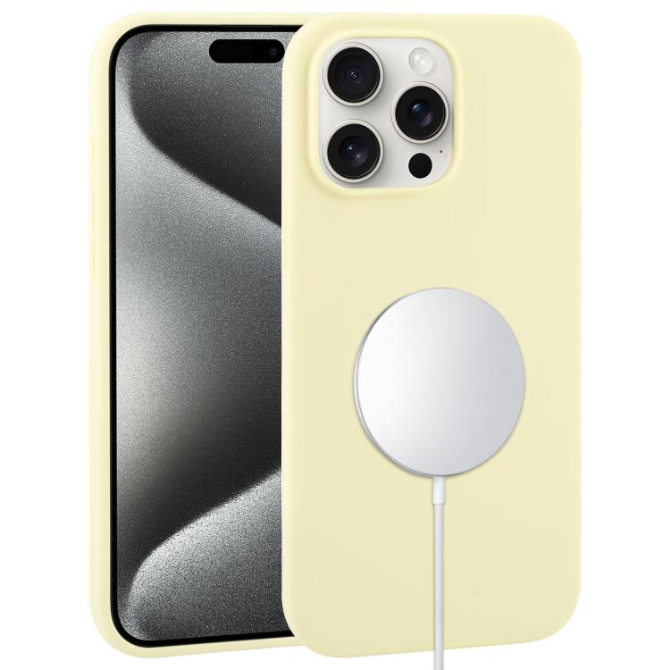 Liquid Silicone Full Coverage MagSafe Phone Case, For iPhone 15 Pro Max