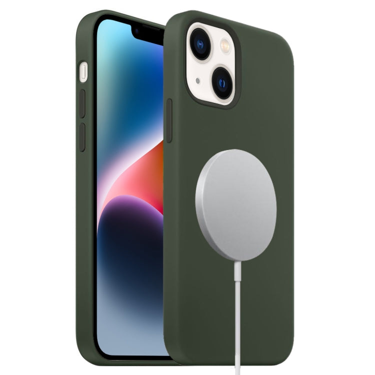 Liquid Silicone Full Coverage MagSafe Phone Case, For iPhone 15 Plus