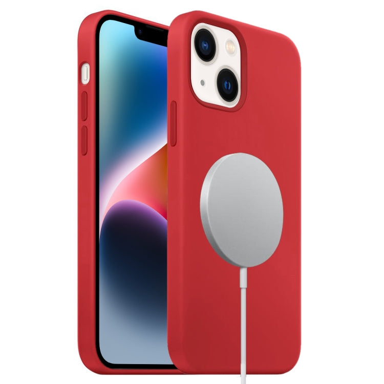 Liquid Silicone Full Coverage MagSafe Phone Case, For iPhone 15 Plus