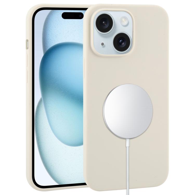 Liquid Silicone Full Coverage MagSafe Phone Case, For iPhone 15 Plus