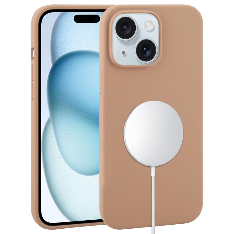 Liquid Silicone Full Coverage MagSafe Phone Case, For iPhone 15 Plus