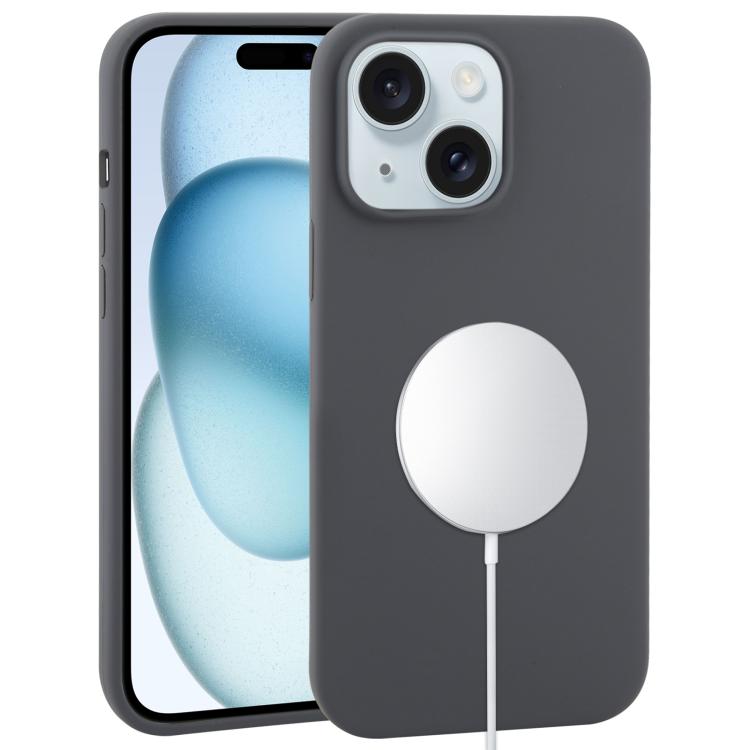 Liquid Silicone Full Coverage MagSafe Phone Case, For iPhone 15 Plus