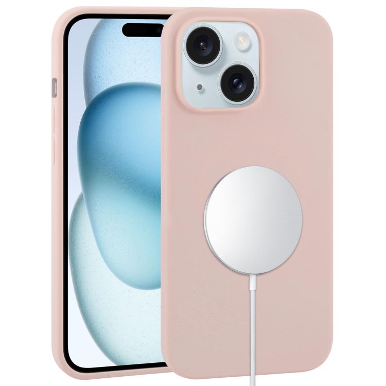 Liquid Silicone Full Coverage MagSafe Phone Case, For iPhone 15 Plus