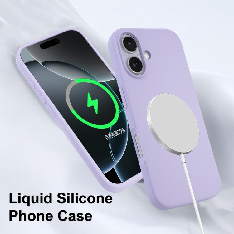 Liquid Silicone Full Coverage MagSafe Phone Case, For iPhone 15 Plus