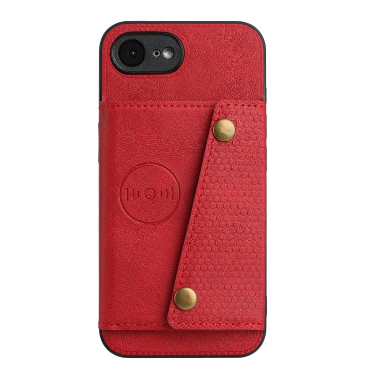 Double Buckle Card Slots PU + TPU Phone Case, For iPhone 16e, For iPhone 16 Pro Max, For iPhone 16 Pro, For iPhone 16