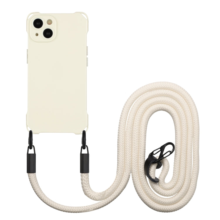 Four-corner Shockproof TPU Phone Case with Lanyard, For iPhone 15 Pro Max, For iPhone 15 Pro, For iPhone 15 Plus, For iPhone 15