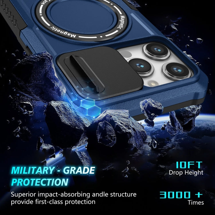 Sliding Camshield MagSafe Holder TPU Hybrid PC Phone Case, For iPhone 14 Pro, For iPhone 14 Pro Max