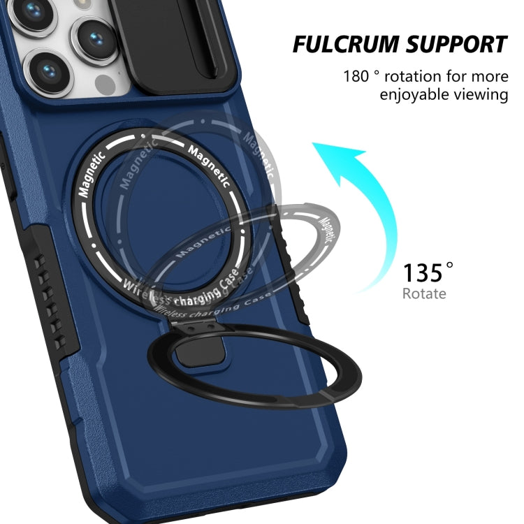 Sliding Camshield MagSafe Holder TPU Hybrid PC Phone Case, For iPhone 14 Pro, For iPhone 14 Pro Max