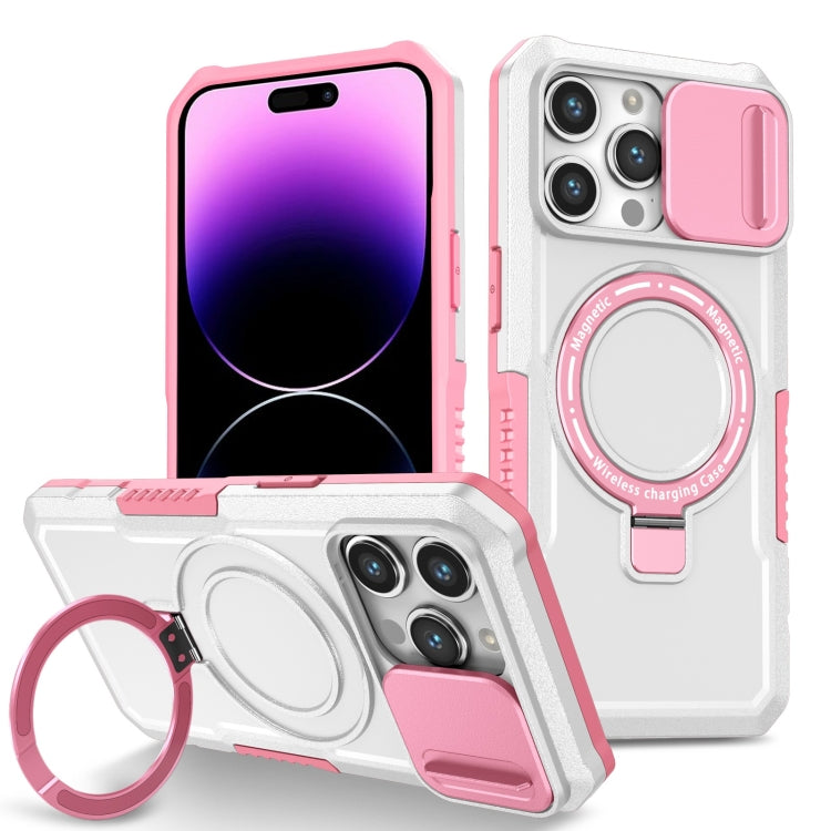 Sliding Camshield MagSafe Holder TPU Hybrid PC Phone Case, For iPhone 14 Pro, For iPhone 14 Pro Max