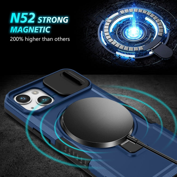 Sliding Camshield MagSafe Holder TPU Hybrid PC Phone Case, For iPhone 13, For iPhone 12