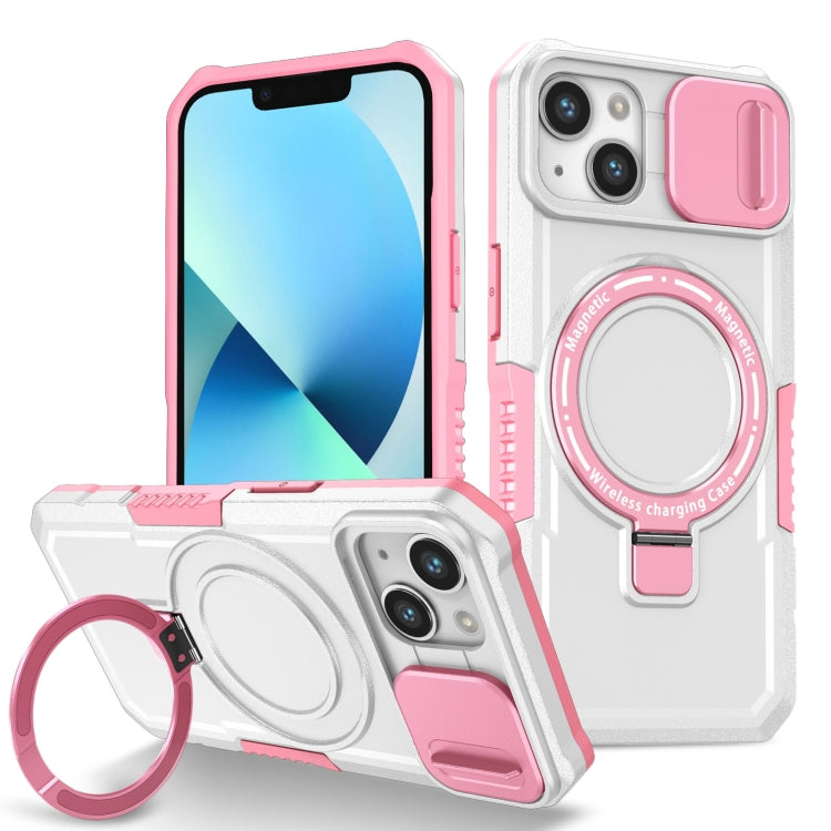 Sliding Camshield MagSafe Holder TPU Hybrid PC Phone Case, For iPhone 13, For iPhone 12