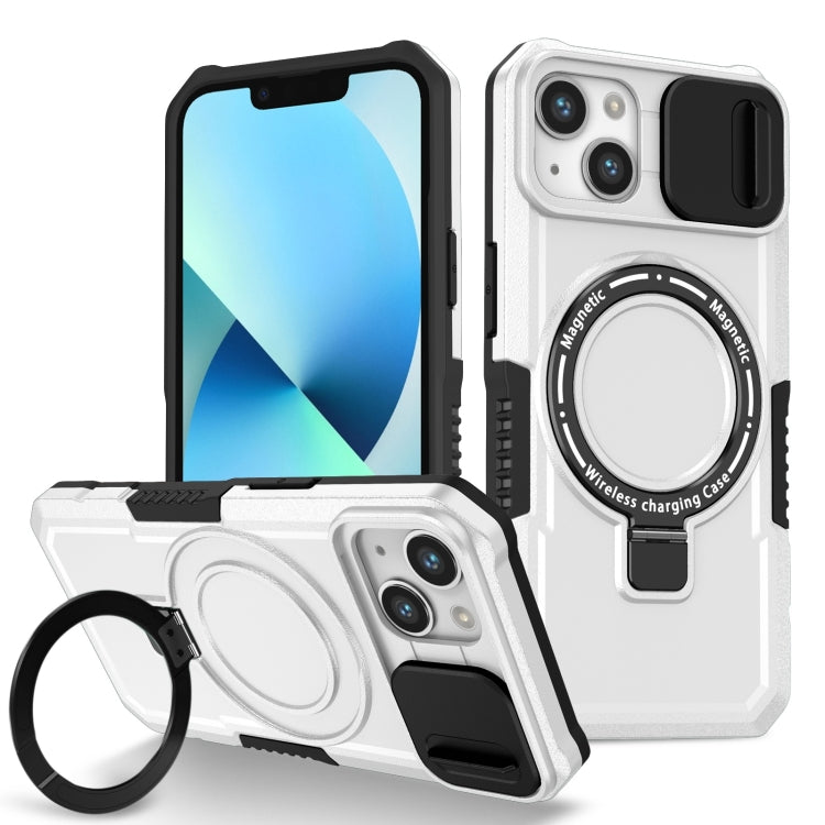 Sliding Camshield MagSafe Holder TPU Hybrid PC Phone Case, For iPhone 13, For iPhone 12