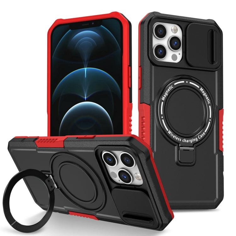 Sliding Camshield MagSafe Holder TPU Hybrid PC Phone Case, For iPhone 12 Pro Max, For iPhone 12 Pro