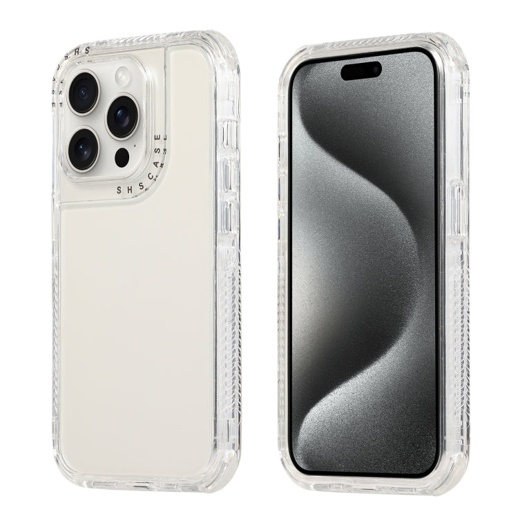 Dreamland 3 in 1 Clear Color Transparent Frame PC + TPU Phone Case, For iPhone 15 Pro Max, For iPhone 15 Pro, For iPhone 15 Plus / 14 Plus, For iPhone 15