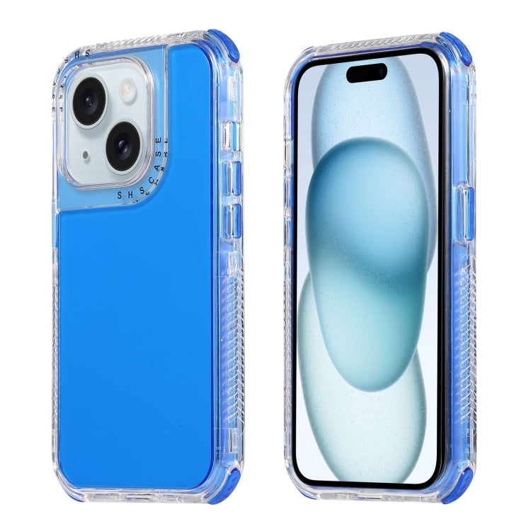 Dreamland 3 in 1 Clear Color Transparent Frame PC + TPU Phone Case, For iPhone 15 Pro Max, For iPhone 15 Pro, For iPhone 15 Plus / 14 Plus, For iPhone 15
