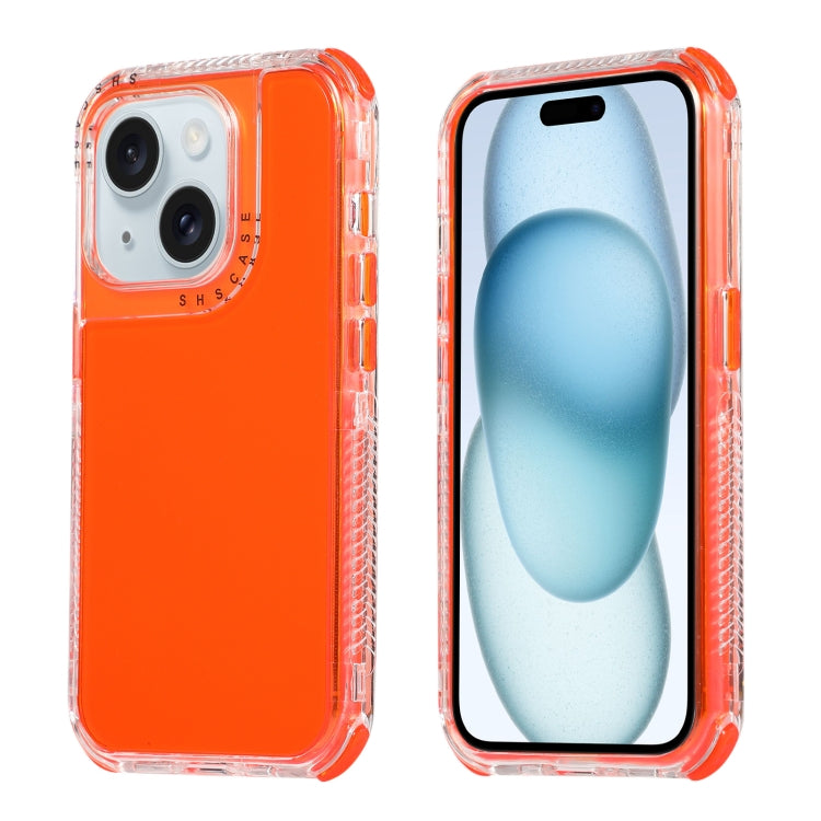 Dreamland 3 in 1 Clear Color Transparent Frame PC + TPU Phone Case, For iPhone 15 Pro Max, For iPhone 15 Pro, For iPhone 15 Plus / 14 Plus, For iPhone 15