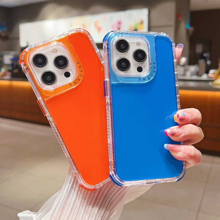 Dreamland 3 in 1 Clear Color Transparent Frame PC + TPU Phone Case, For iPhone 15 Pro Max, For iPhone 15 Pro, For iPhone 15 Plus / 14 Plus, For iPhone 15