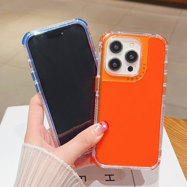 Dreamland 3 in 1 Clear Color Transparent Frame PC + TPU Phone Case, For iPhone 15 Pro Max, For iPhone 15 Pro, For iPhone 15 Plus / 14 Plus, For iPhone 15