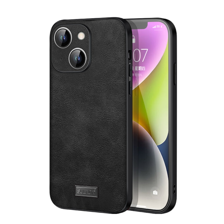 SULADA Shockproof TPU Hybrid Handmade Leather Phone Case
