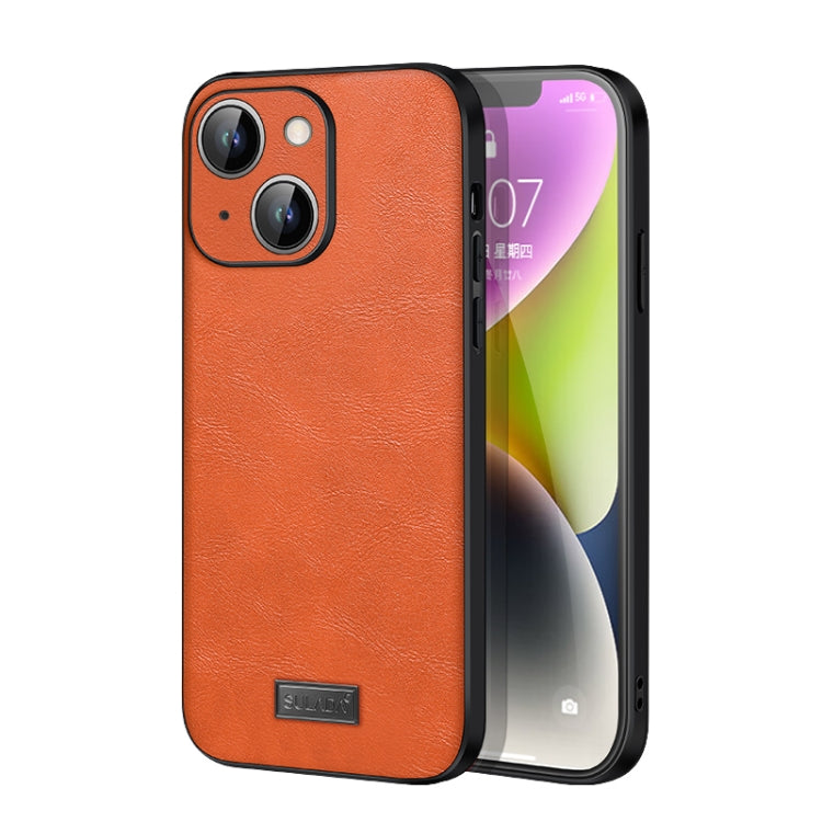 SULADA Shockproof TPU Hybrid Handmade Leather Phone Case