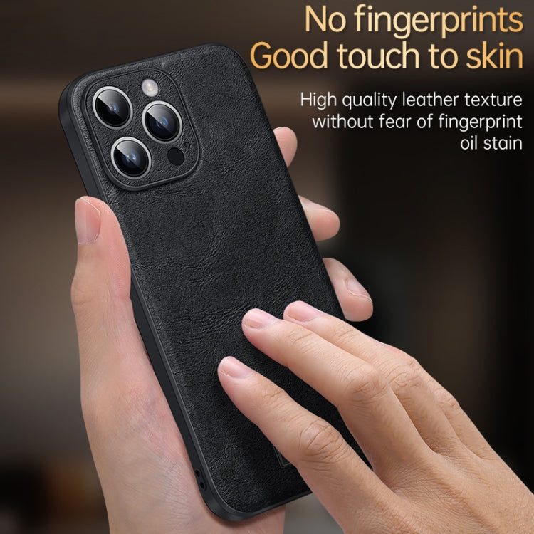 SULADA Shockproof TPU Hybrid Handmade Leather Phone Case