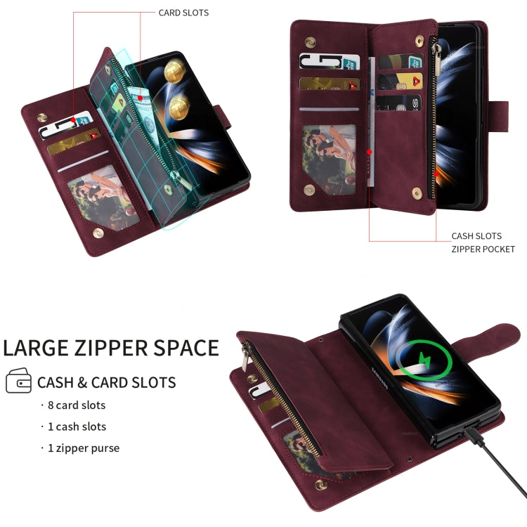 Crossbody Multi-card Slot Wallet Zipper Leather Phone Case