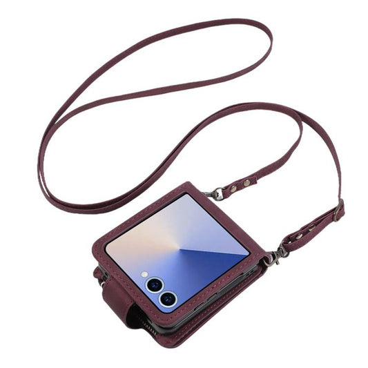 Crossbody Multi-card Slot Wallet Zipper Leather Phone Case