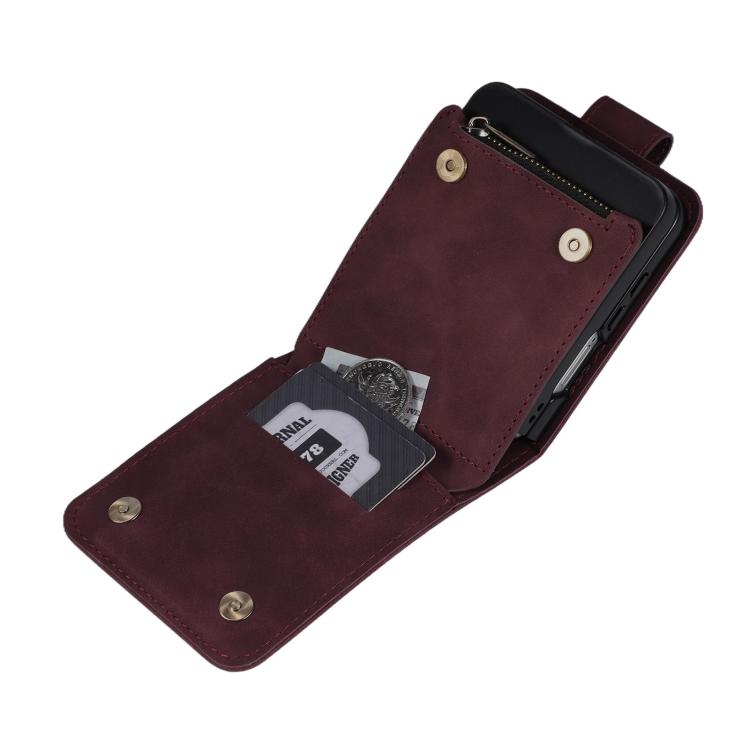 Crossbody Multi-card Slot Wallet Zipper Leather Phone Case