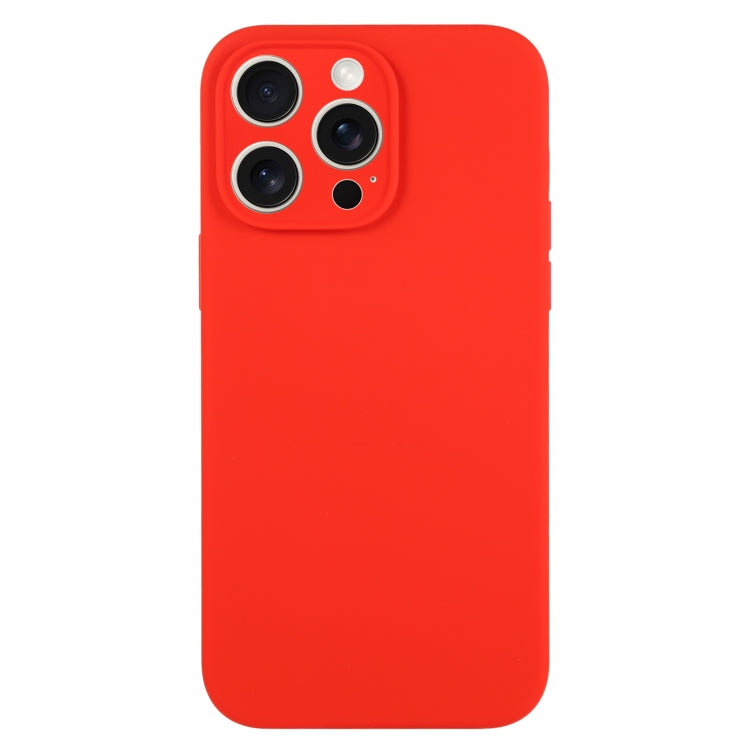 Pure Color Liquid Silicone Fine Pore Phone Case, For iPhone 15 Pro Max