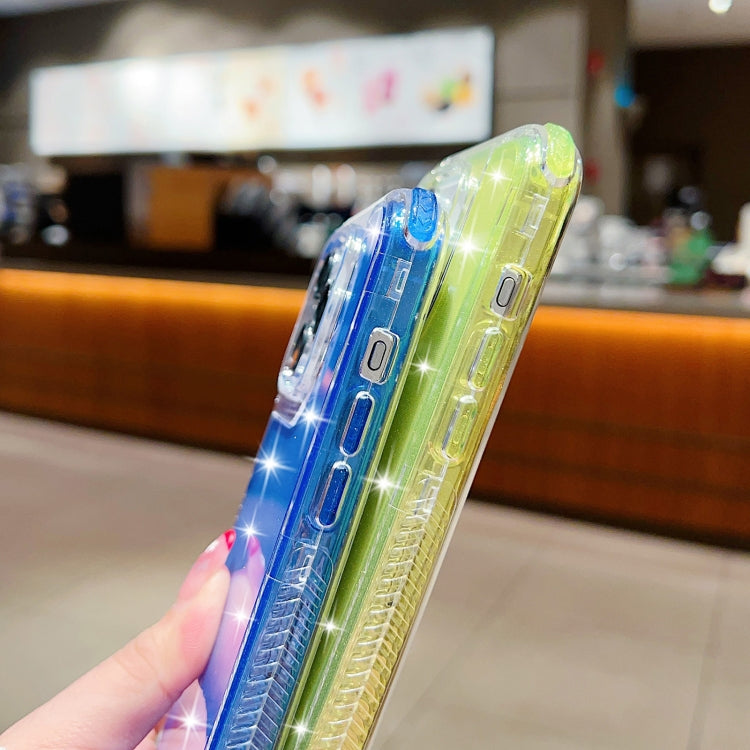 Glitter Powder 3-in-1 TPU + PC Phone Case, For iPhone 15 Plus, For iPhone 15