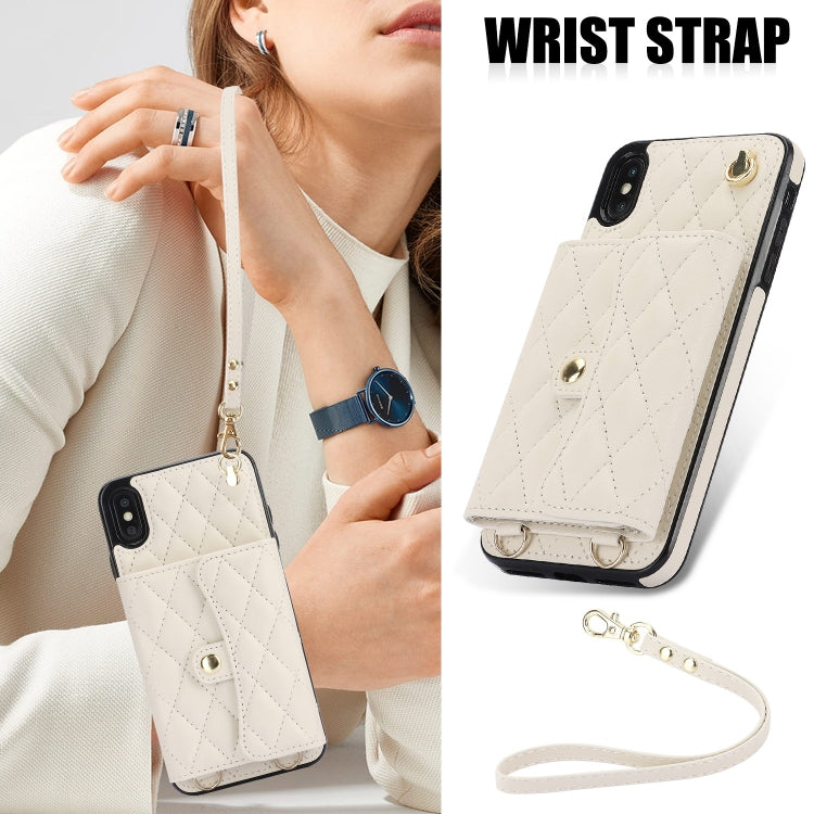 Crossbody Rhombic Horizontal Wallet Leather Phone Case