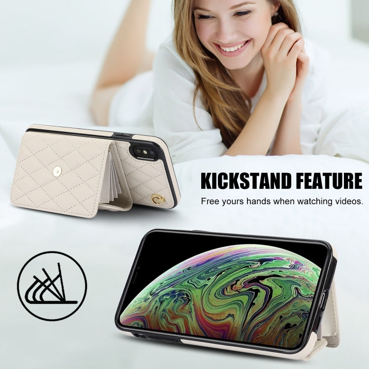 Crossbody Rhombic Horizontal Wallet Leather Phone Case